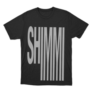 Shimmi Line Art Logo Unisex T Shirt Black