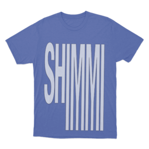 Shimmi Line Art Logo Unisex T Shirt Blue