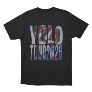 Yolo Tour 2026 Unisex T Shirt Black
